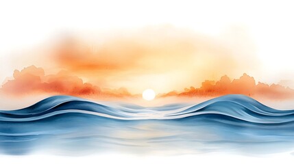 Blue watercolor is a vibrant and versatile medium that can be blended and layered to create stunning gradients and textures, perfect for capturing the fluidity and depth of water.