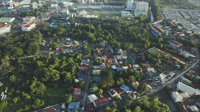 4K Drone Aerial of Philippines Calamba City