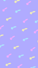 16:9 レトロシューティングスターパターン⭐︎