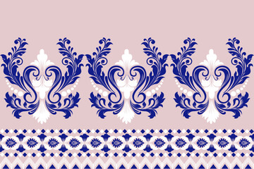 damask pattern with a classic floral design and vintage floral motifs, perfect for wallpaper, textile, invitation.