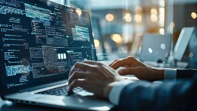 Artificial intelligence consultant working with a team to design AI strategies for business transformation