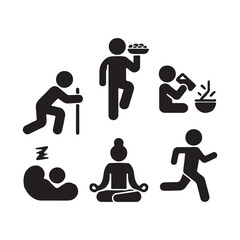 Minimalist Icon Design Collection for Digital Interfaces