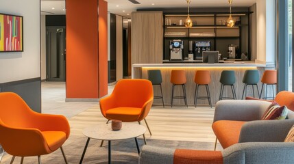 Modern Hotel Lobby Interior