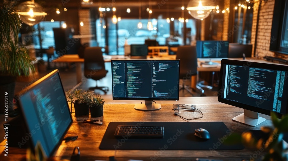 Poster programmers workstation