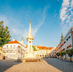 Obraz premium Mikulov Castle in the town of Mikulov in South Moravia, Czech Republic.