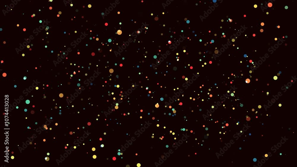 Poster watch vibrant bubbles float and shimmer against a deep black backdrop, creating magic.