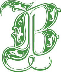 Alphabet art color signs letters design