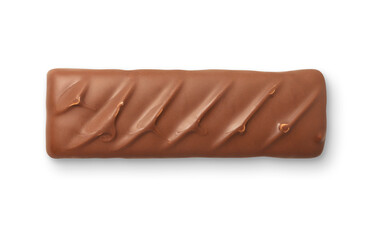 Chocolate illustration, isolated on white background, 3d illustration, 3d rendering, realism, photo realistic
