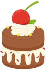 Cake cherry