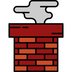 Chimney Flat Icon