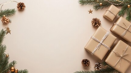 Email popup with  Christmas Exclusive  offer, festive holiday theme