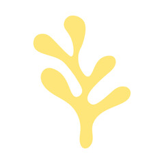 Coral Abstract Shape