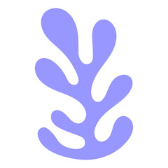 Coral Abstract Shape