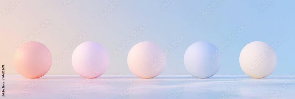 Poster A row of five different colored eggs are displayed on a white background