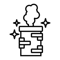 Chimney Cleaning Service Icon