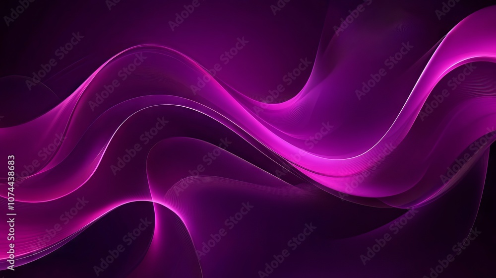 Poster vibrant abstract purple vector background with geometric shapes and modern design elements for creat