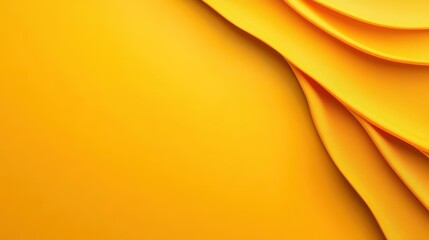 A vibrant yellow background with smooth, flowing curves, perfect for modern designs and fresh creative projects.