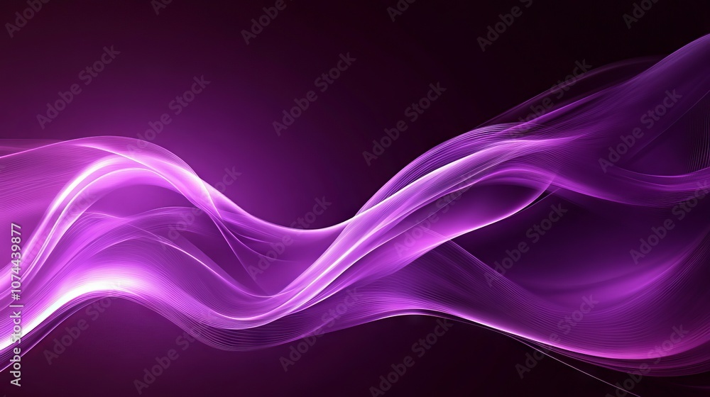 Poster vibrant abstract purple vector background with geometric shapes and modern design elements for creat