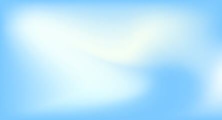 Sky Blue Gradient Vector Background. Abstract Light Blue Gradation Background. Soft Gradient Texture Banner Template. Modern Luxury Backdrop. Curve Layout Concept.