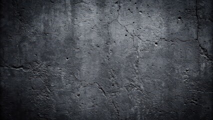 A weathered and aged dark concrete wall texture with visible cracks and imperfections.