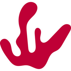 Abstract Seaweed Shape