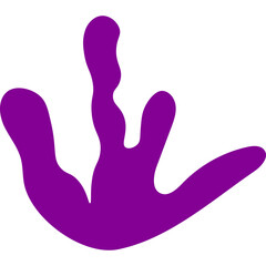 Abstract Seaweed Shape