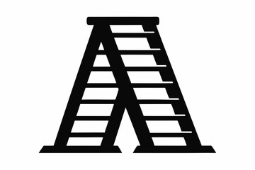 ladder silhouette, ladder vector silhouette