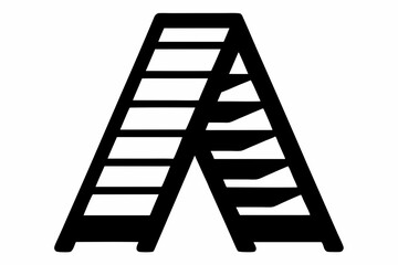 ladder silhouette, ladder vector silhouette