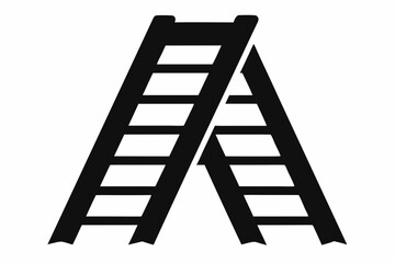 ladder silhouette, ladder vector silhouette