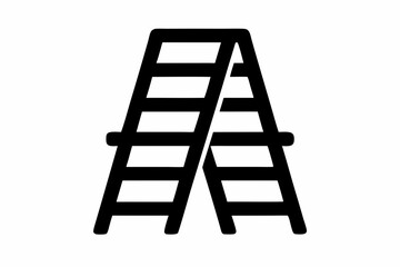 ladder silhouette, ladder vector silhouette