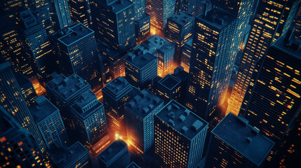 City at Night Lights