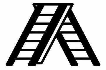 ladder silhouette, ladder vector silhouette