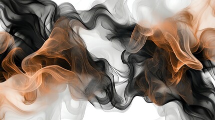 smoke on black background