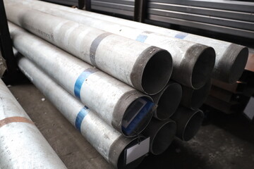 steel pipe product group square pipe Construction steel products such as black steel pipes, image...