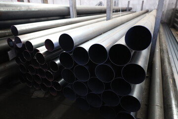 steel pipe product group square pipe Construction steel products such as black steel pipes, image...
