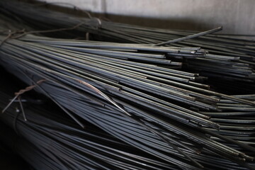 steel pipe product group square pipe Construction steel products such as black steel pipes, image ideas, examples of steel products.metal warehouse industry, delivery to customers.