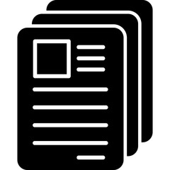 Fototapeta premium Paper Icon
