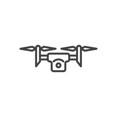 Surveillance Drone line icon
