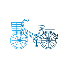 Bicycle illustration template