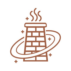 Chimney Cleaning Service Icon