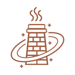 Chimney Cleaning Service Icon