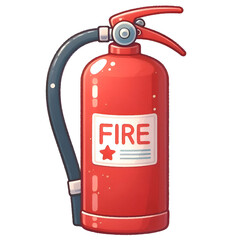Cute Firefighter Clipart, Watercolor Firetruck Clipart, Helmet, Dalmatian, Extinguisher, Hydrant, Station for Scrapbooking, Card Making
