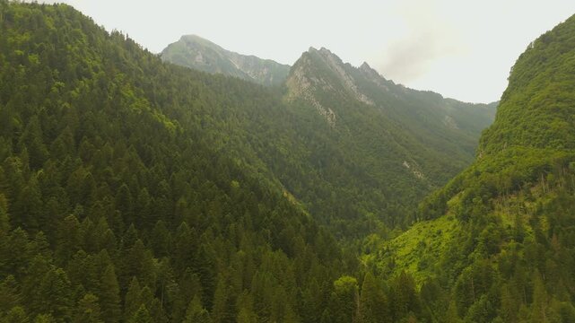 High above, this town sits quietly among Dolomite landscapes.