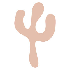 Coral Abstract Shape