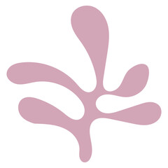 Coral Abstract Shape