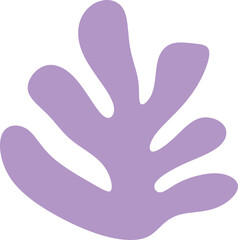 Abstract Seaweed Shape