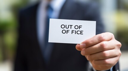 Out of Office Message