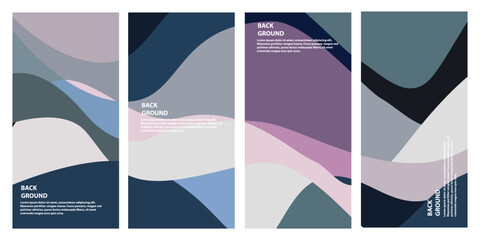 set of business cards