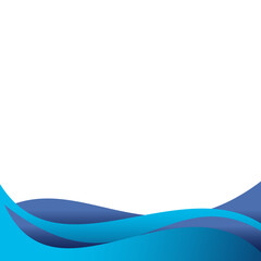 Elegant Gradient Fluid Footer