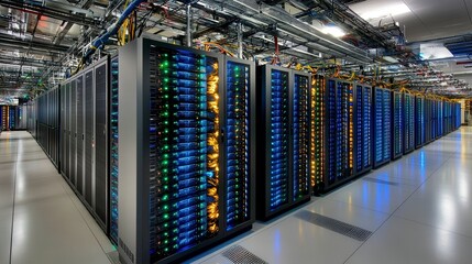 Vast Expanse of Technological Might: A Glimpse into Google's Data Center